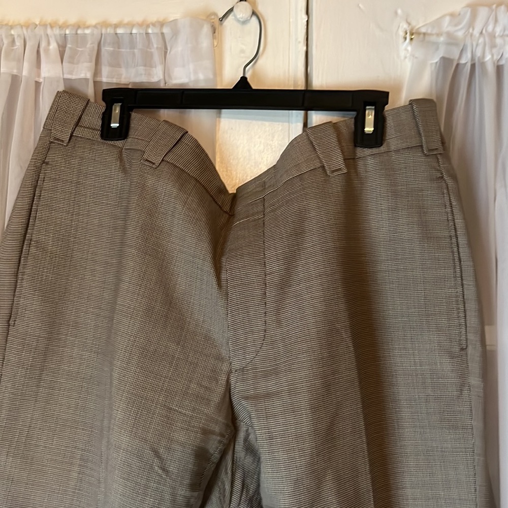 Ivory Incotex inside Wool Herringbone Pants Men's Size EU 38